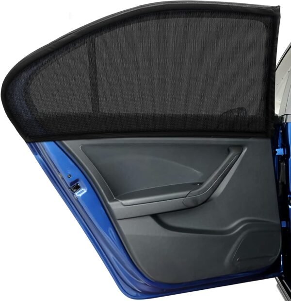 DIZA100 Car Side Window Sun Shade 2Pack, Sun Shade Blocking Mosquito Net, Protection for Kids/Baby/Adults/Pets - 42"x20" Fits All 98% Cars