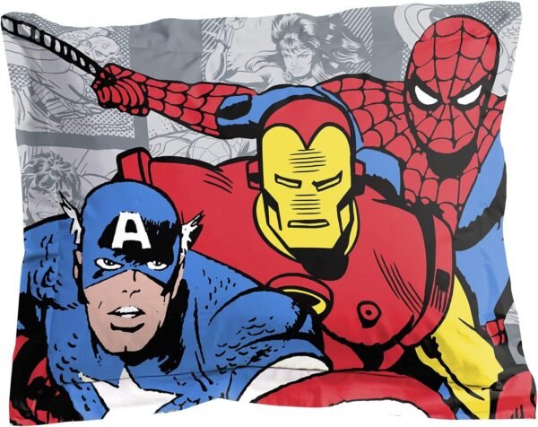 Marvel Comics Avengers Comic Cool 100% Cotton Oxford Pillowcase