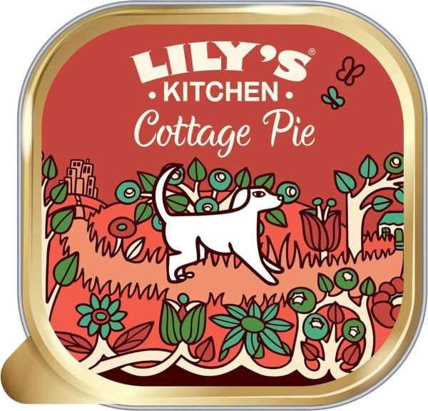Lily's Kitchen Natural Adult Wet Dog Food Tray Cottage Pie Grain-Free Recipe 10 x 150g