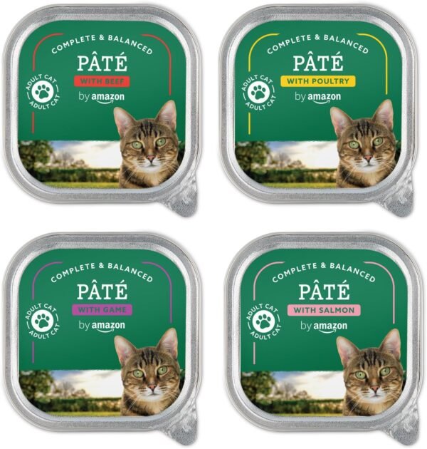Amazon Brand - Lifelong Cat Food, Paté Mixed, 100g, Pack of 32